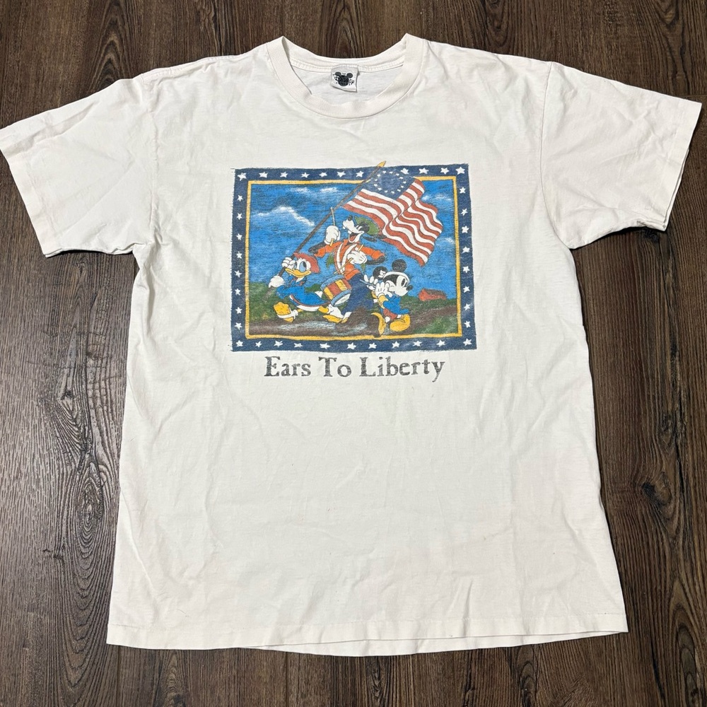 Vintage Disney Catalog Graphic T-Shirt “Ears to Liberty” Made in USA
